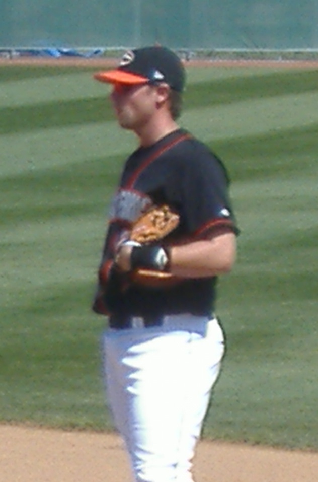 Chris Vinyard awaits action from his first base position in a recent Shorebirds contest.
